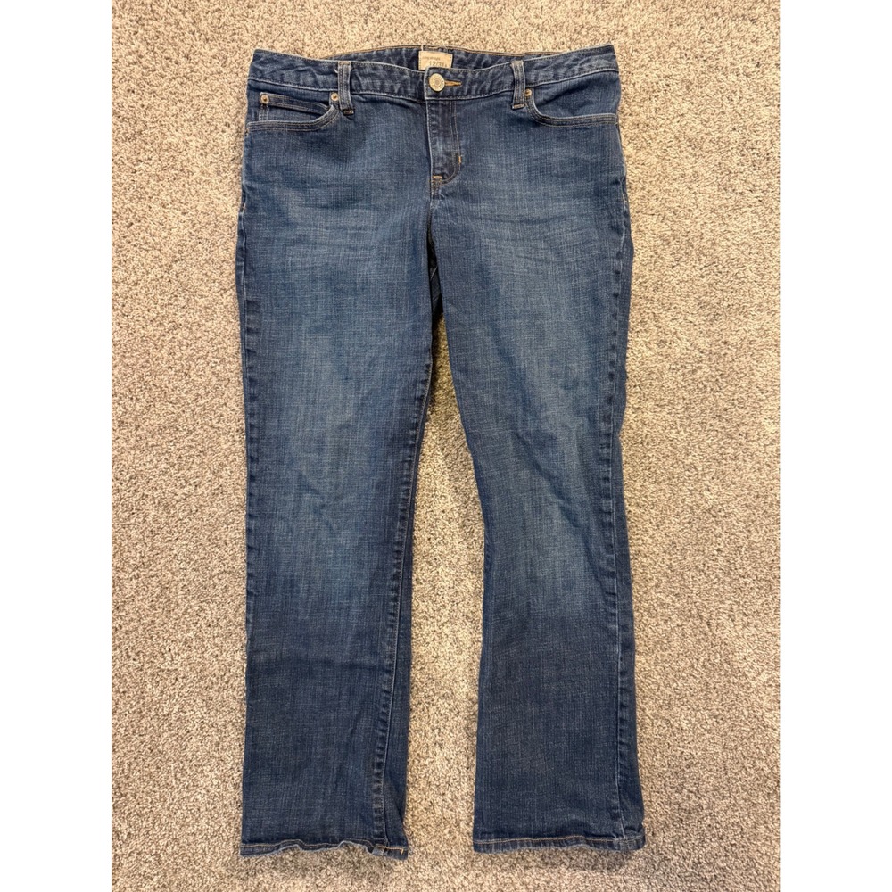 Gap Jeans Womens 12/31A Blue Curvy Straight Medium Wash Denim Bootcut